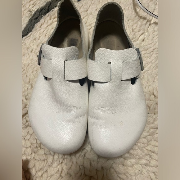 Birkenstock leather Clogs Size 10W / 8M - Picture 1 of 5